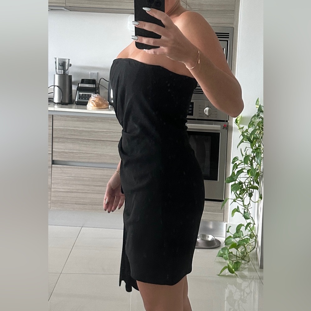 SAINT LAURENT black minidress